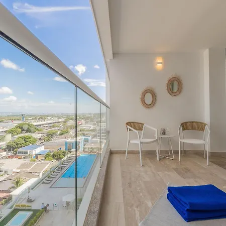 Cb1044 | Moderna-comoda Vista Increible Apartamento *
